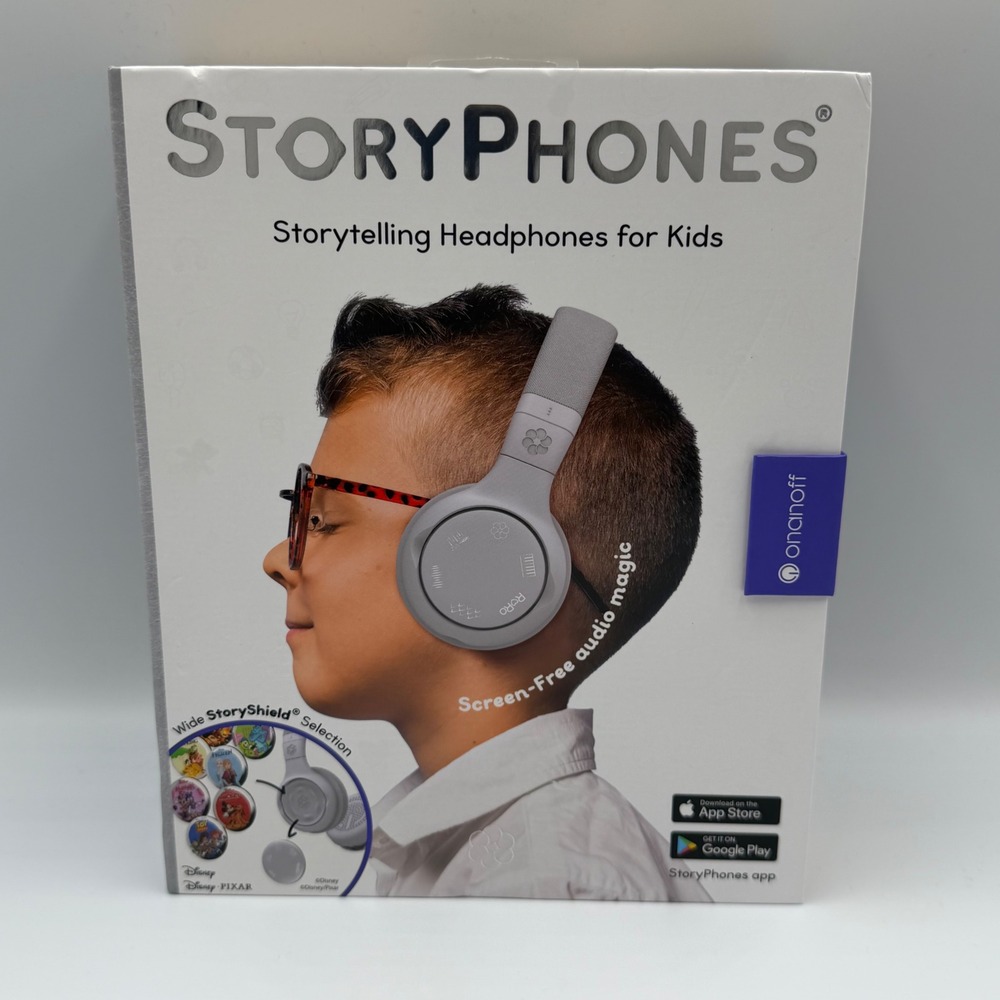 Onanoff StoryPhones Kids Storytelling Bluetooth Headphones Grey ON-STORYPH-GREY